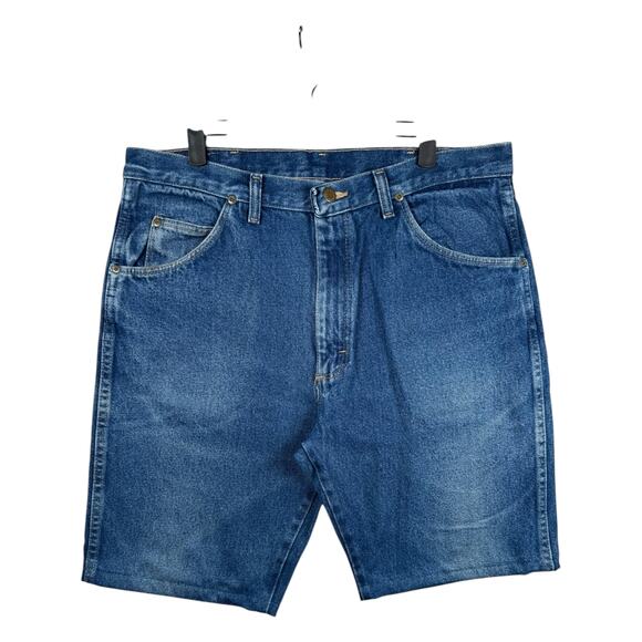 Vintage Wrangler Bermuda Denim Shorts 36 - Picture 1 of 7